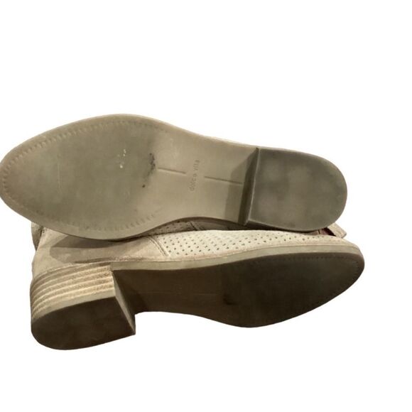 Dolce Vita PERFORATED ANKLE BOOTS Sz 6.5 Suede - Picture 4 of 12